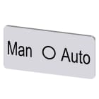 SIEMENS - SIE3SU19000AC810DY0 TARGH.ADES.ARG.12,5X27MM SCRIT.MAN O AUT