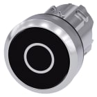 SIEMENS - SIE3SU10500AB100AD0 PULS. PIATTO NERO SCRITTA O