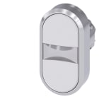 SIEMENS - SIE3SU10503AB660AA0 PULS. DOPPIO PIATTO BIANCO-BIANCO
