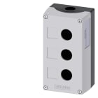 SIEMENS - SIE3SU18030AA000AB1 PULSANTIERA VUOTA GRIGIA 3 FORI