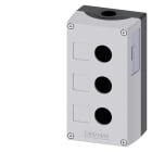 SIEMENS - SIE3SU18530AA000AB1 PULSANTIERA VUOTA GRIGIA 3 FORI
