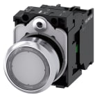 SIEMENS - SIE3SU11560AB701BA0 PULS.LUM.PIATTO TRASP.LED 230V AC 1NA