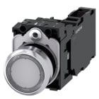 SIEMENS - SIE3SU11530AB701FA0 PULS.LUM.MET.TRAS MOMENT 1NO+1NC LED110V