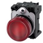 SIEMENS - SIE3SU11566AA201AA0 IND.LUM.ROSSO LENTE LISCIA LED 230V AC