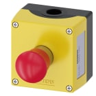 SIEMENS - SIE3SU18510NA002AA2 PULSANT.F.EMERG 1FORO 1NC SENZ COL