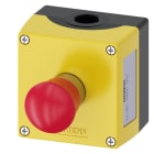 SIEMENS - SIE3SU18510NB002AA2 PULSANT.F.EMERG 1FORO 2NC SENZ COL