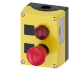 SIEMENS - SIE3SU18020NB002AB2 PULSANTIERA 2 FORI GIALLA COMPLETA
