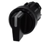 SIEMENS - SIE3SU10022BN100AA0 SEL.LUM.LEVA NERO 3POS RIT. DX