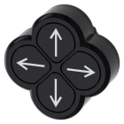 SIEMENS - SIE3SU10003FB110AU0 QUADRUPLE PUSHBUTTON, BLACK