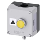SIEMENS - SIE3SU18510AG004NB1 MET. ENCL./PUSHB. BL PL,1NO,M12-CONNECT.