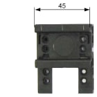 SIEMENS - SIE8US19987CB45 GUIDA PLAST.35MM LARGH.45MM+VITI FISSAGG