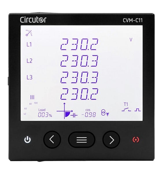 ASITA - ASICVM/C11 ANALIZZATORE DI RETE DA QUADRO 96X96 X T