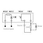 CABUR SRL - CBRX766822S CWS-024DC/024DC/04 RELE OPTO 24VDC 4A