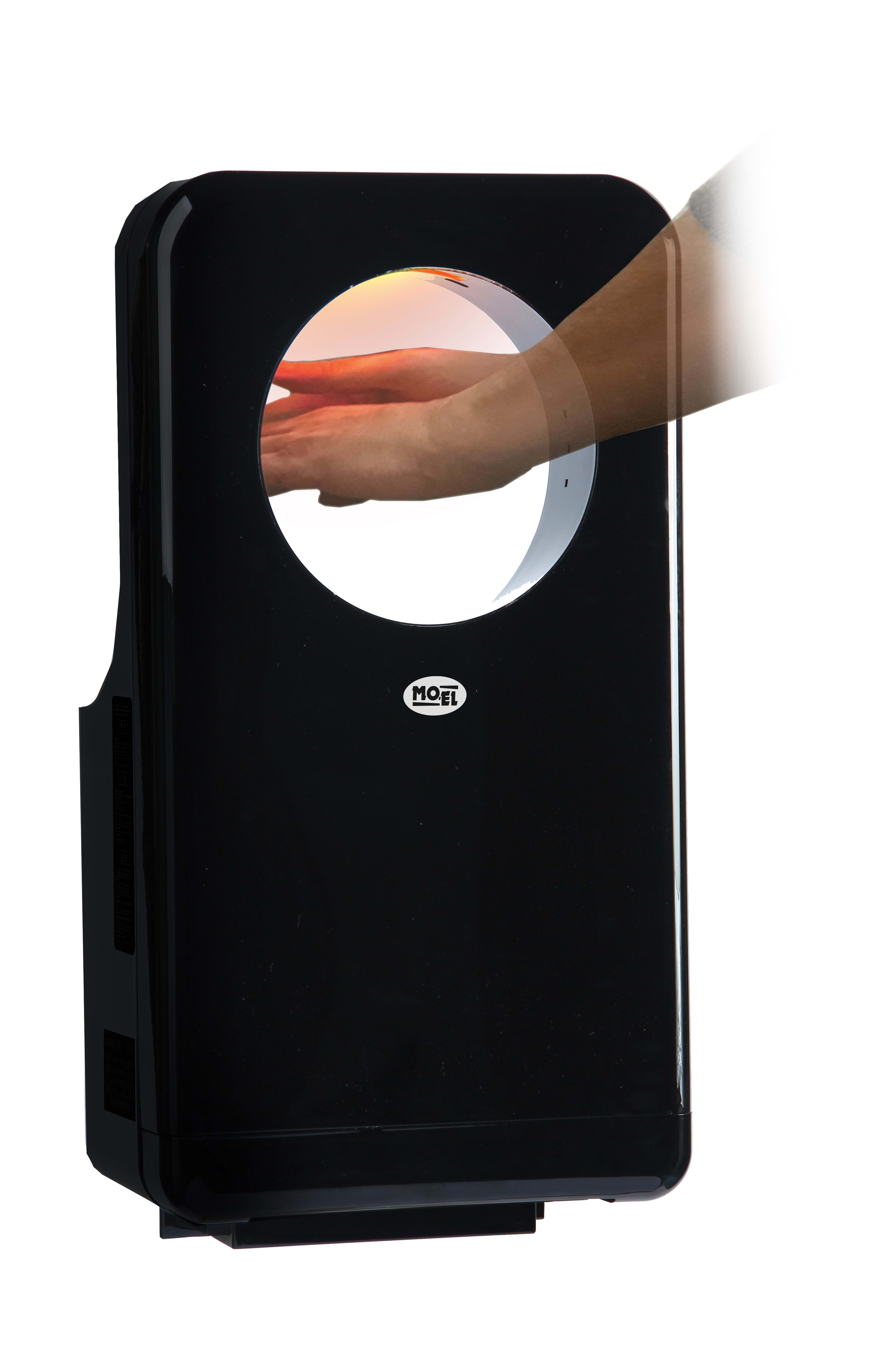 MO EL - MOE7900 ASCIUGAMANI NERO BLACK HOLE