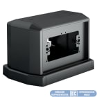 ELETTROCANALI - ETNEC16001 TORRETTA PORTA UTENZE BIFACCIALE GRIGIA