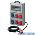 ELETTROCANALI - ETNEC6902515 QUADRO ASC 6 PR. IP65 4X2P+T-2X3P+T