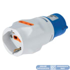 ELETTROCANALI - ETNEC690540 ADATTATORE 3P+N+T INDUSTRIALE A 2 BIPASS