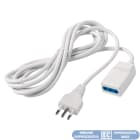 ELETTROCANALI - ETNECK22212 PROLUNGA NERA 5MT SPINA10A PRESA10A
