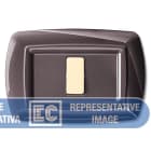 ELETTROCANALI - ETNECL2598AN PLACCA TONDO X UNEL DEC. ALLUMINIO NOTT