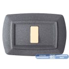 ELETTROCANALI - ETNECL2599V-GC PLACCA TONDO QXUNEL CENTR.VULC.GR.CHIARO