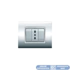 ELETTROCANALI - ETNECL3087CR PLACCA NEWPRESTIGE 7 MODULI CROMO