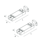 NOVALUX SRL - NOX107125.99 HALOS-B: COPPIA ALIM. ON/OFF REM.