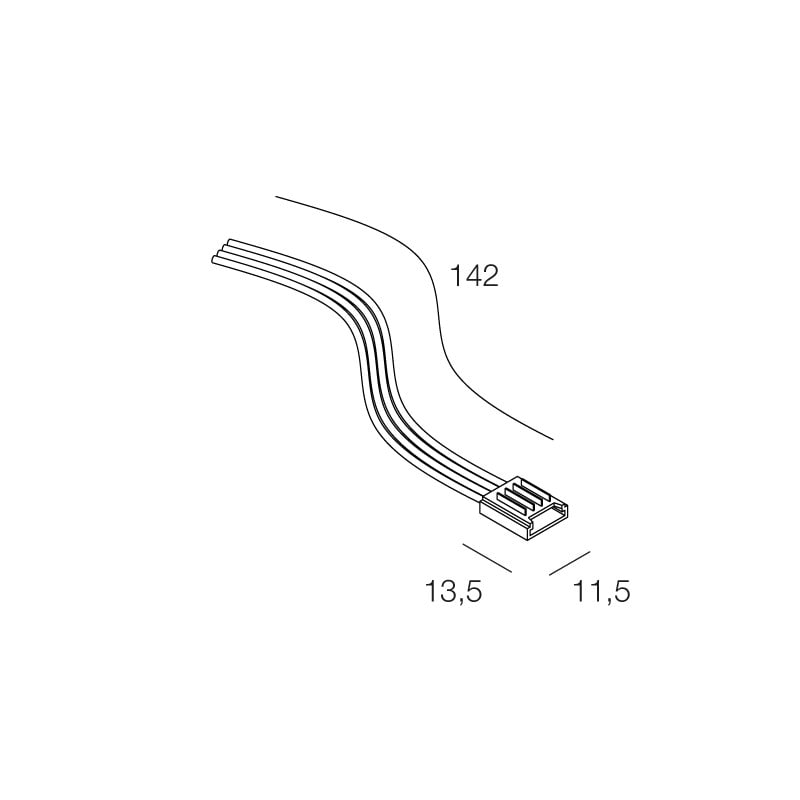 NOVALUX SRL - NOX100975.99 STRIP LED: 1 CONNET. +CAVO RGB 10PZ