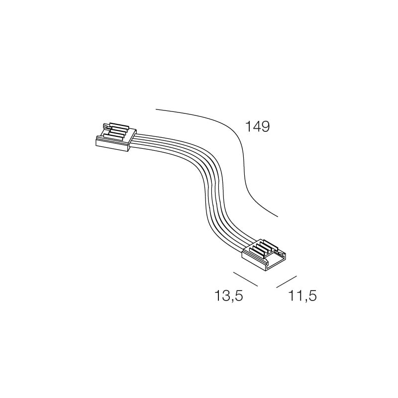 NOVALUX SRL - NOX100979.99 STRIP LED: 2 CONNET. +CAVO RGB+W 10PZ