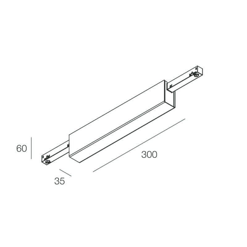 NOVALUX SRL - NOX110933.02 FORTY8: ROSONE PLAF.CENTR. 96W-48V NE
