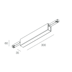 NOVALUX SRL - NOX110933.02 FORTY8: ROSONE PLAF.CENTR. 96W-48V NE