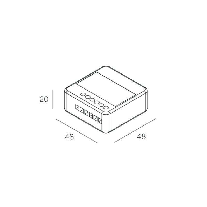 NOVALUX SRL - NOX105917.99 GS: MODULO DIMM. 24-48V 1CH WIFI