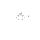 NOVALUX SRL - NOX107128.02 HALOS-B: ROSONE ALIM. DALI/PUSH NE