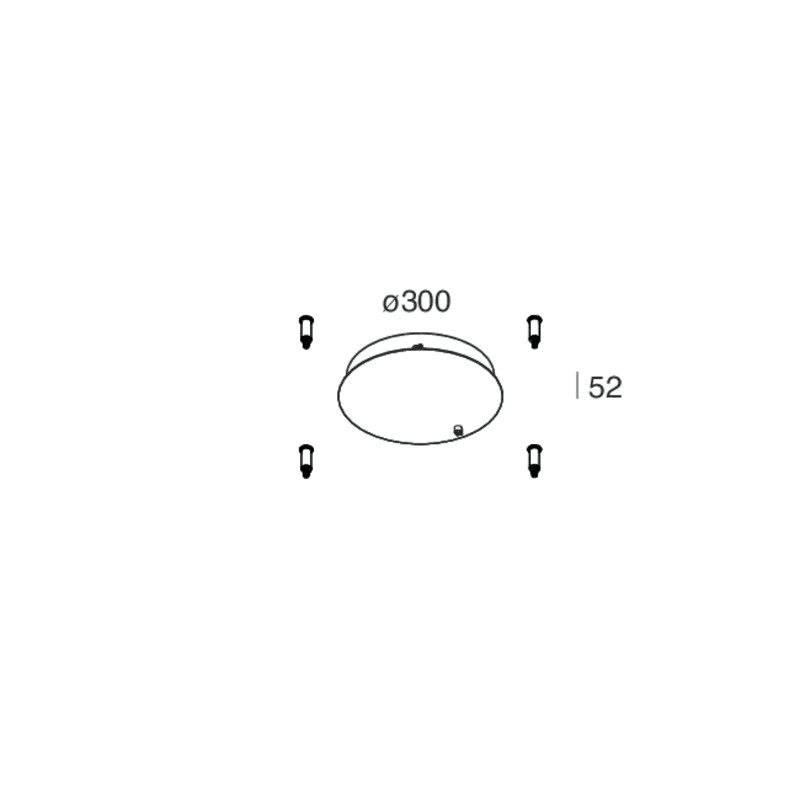 NOVALUX SRL - NOX109718.01 HALOS SPOT: ROSONE-N DALI/PUSH BI