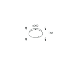 NOVALUX SRL - NOX109718.01 HALOS SPOT: ROSONE-N DALI/PUSH BI