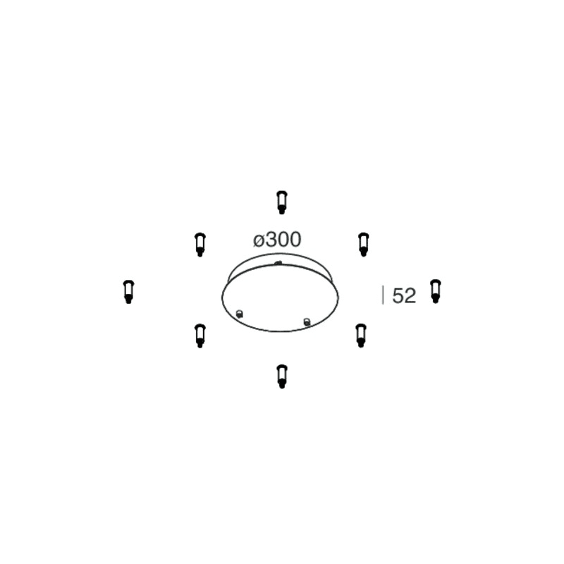NOVALUX SRL - NOX105156.20 HALOS: ROSONE-N DOPPIA ALIM D/PUSH CAFFE