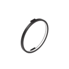 NOVALUX SRL - NOX107349.02 HALOS MINI PARETE: 482 24W 3K NERO