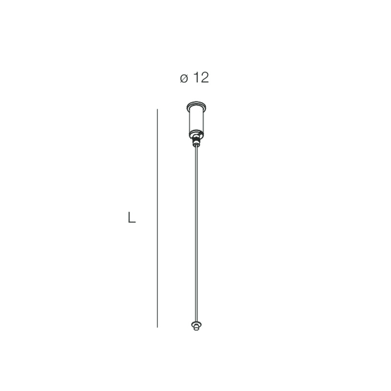 NOVALUX SRL - NOX1086A1.99 HERO: SOSP.L3000 1PZ TESTA W.G.ALTO