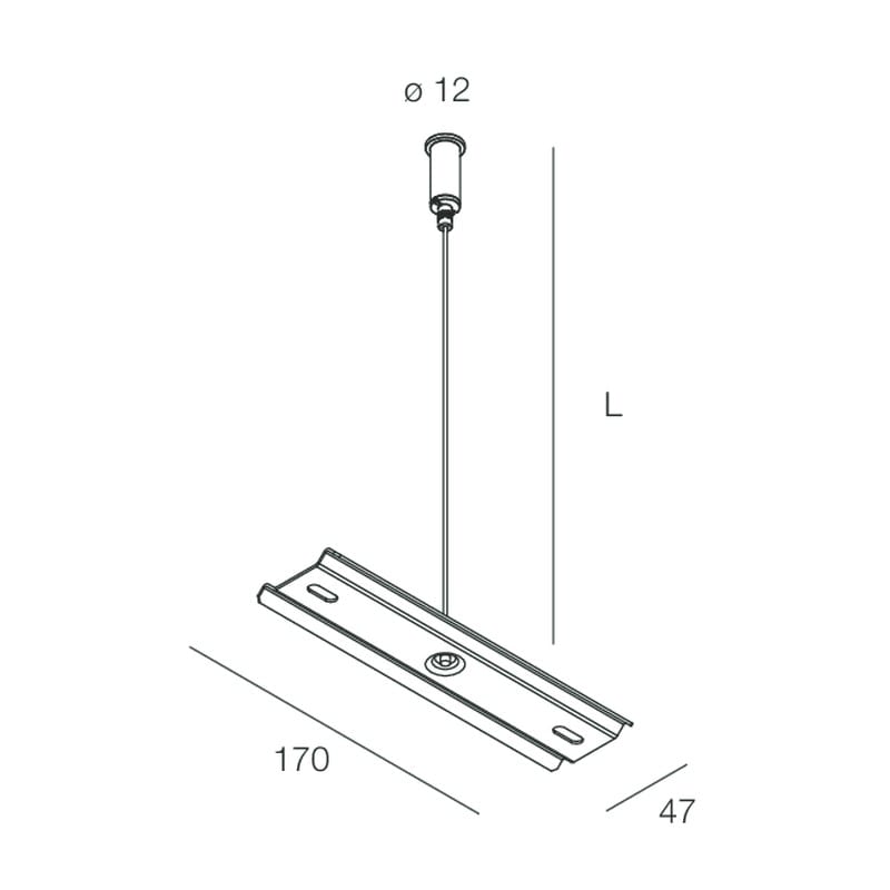 NOVALUX SRL - NOX1086A2.99 HERO: SOSP.L3000 1PZ UNIONE W.G.ALTO