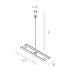 NOVALUX SRL - NOX1086A2.99 HERO: SOSP.L3000 1PZ UNIONE W.G.ALTO