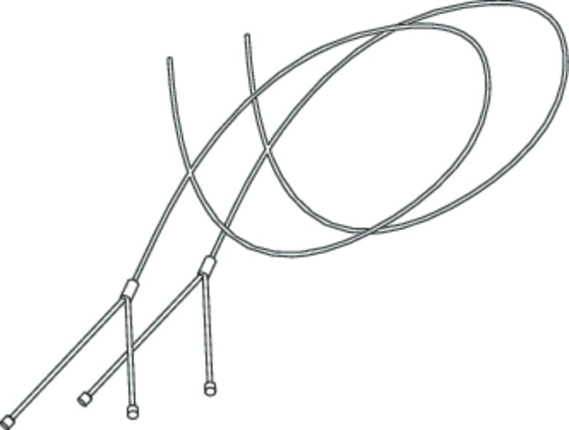 NOVALUX SRL - NOX1087B2.99 HERO B: KIT COPPIA CAVI SOSP. 5 M