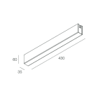 NOVALUX SRL - NOX1058D0.02 P-30: ROSONE PLAF.CENTRO 100W-24V NE