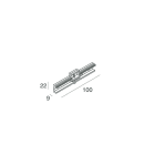 NOVALUX SRL - NOX103323.01 P-30: AGGANCIO PARETE BIANCO