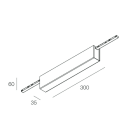 NOVALUX SRL - NOX108415.02 T-48 MINI: ROSONE PLAF.CENTRALE 96W NER