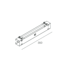NOVALUX SPA - NOX1018D4.99 V-90: STAFFA PARETE ANG.90 L.350MM