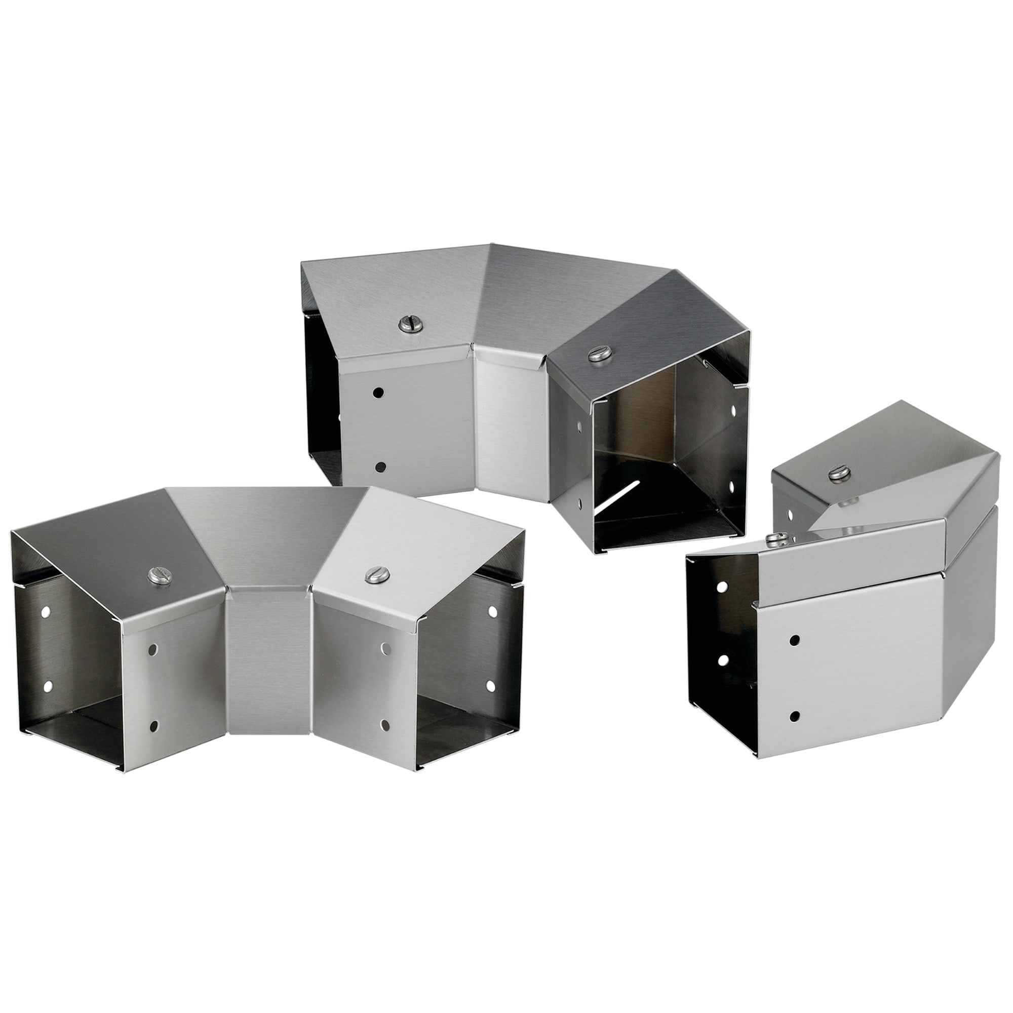 NVENT HOFFMAN - HOFCTS66EFCNT90SS Gomito a 90 gradi CT con profilo sup. incl. all'interno no ling., 6,00x6,00, spazzolato, SS304