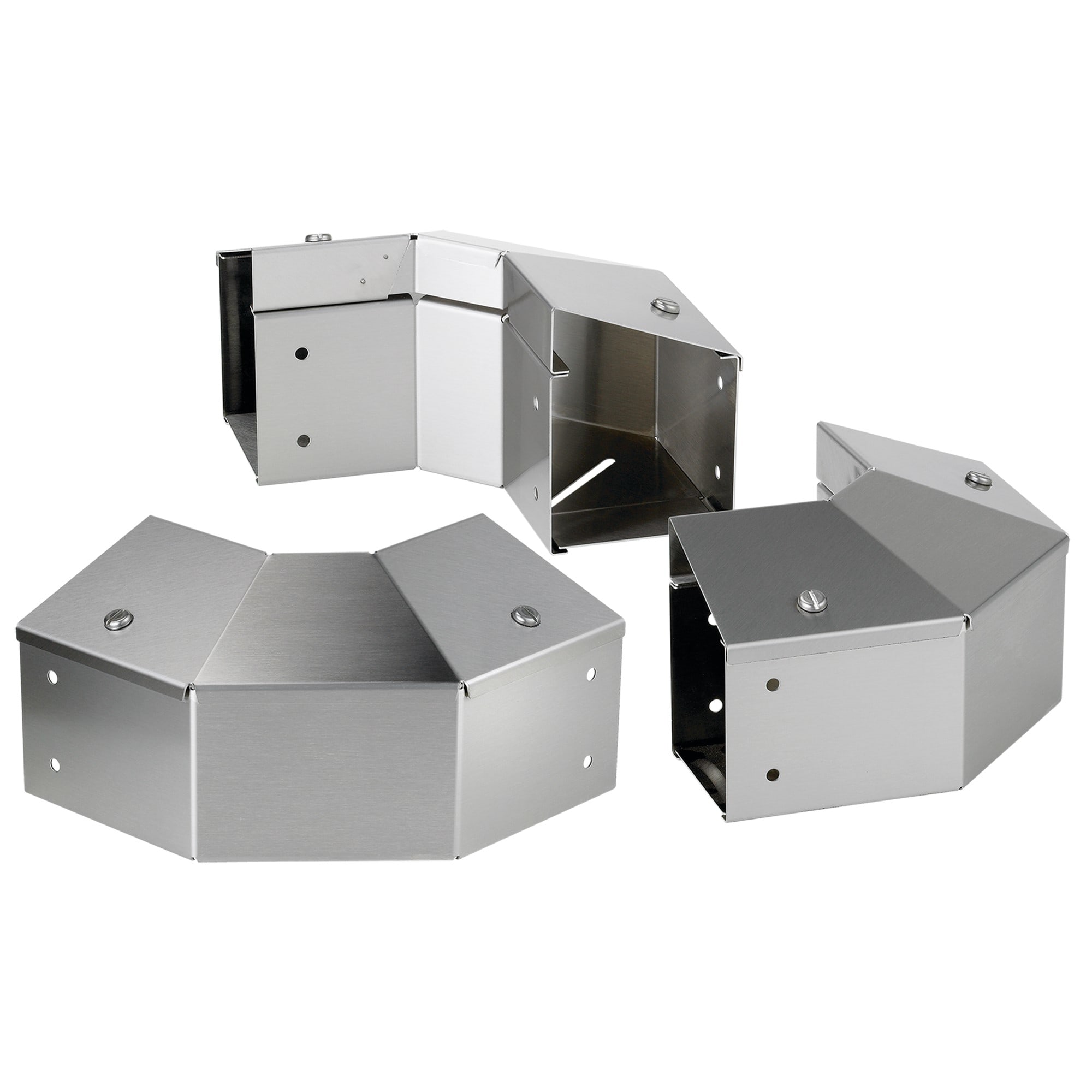 NVENT HOFFMAN - HOFCTS66EFCONT90SS Gomito a 90 gradi CT con profilo sup. incl. all'esterno no ling., 6,00x6,00, spazzolato, SS304
