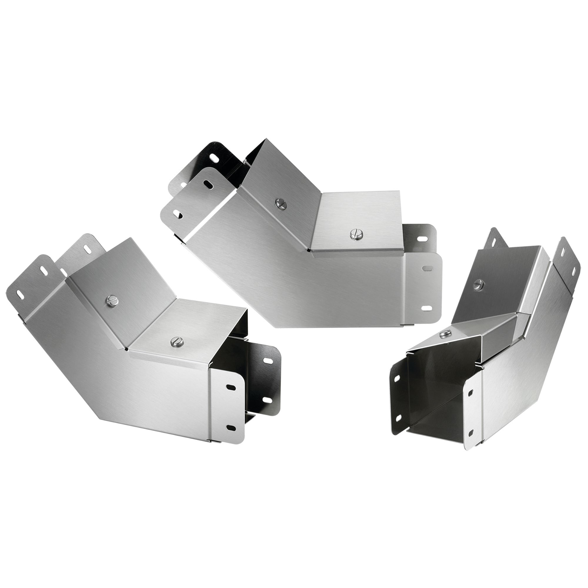NVENT HOFFMAN - HOFCTS44EIC45SS Gomito a 45 gradi Clean Tray con profilo interno inclinato, 4,00x4,00, spazzolato, SS304