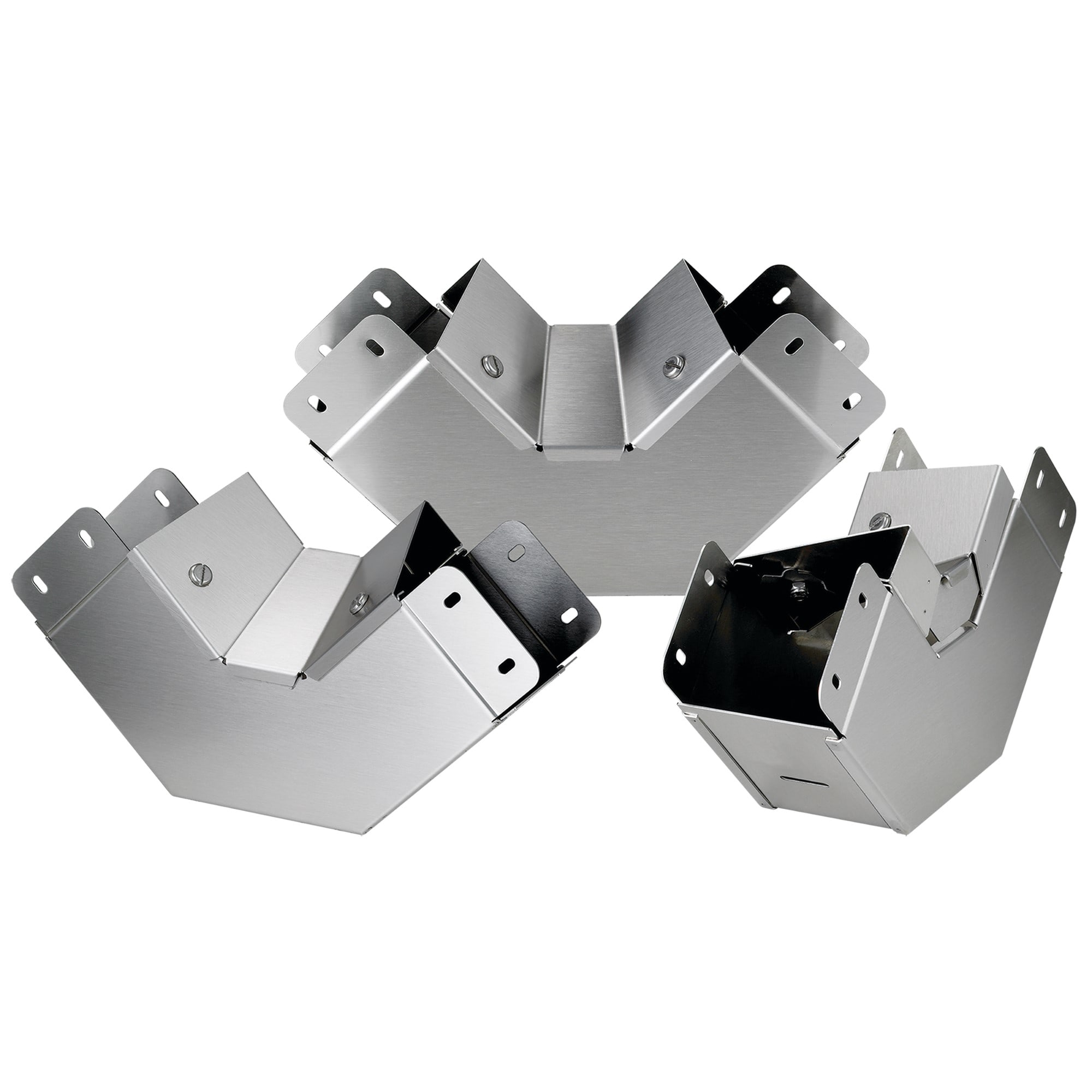 NVENT HOFFMAN - HOFCTS44EIC90SS Gomito a 90 gradi Clean Tray con profilo interno incl. 4,00x4,00, spazzolato, SS304