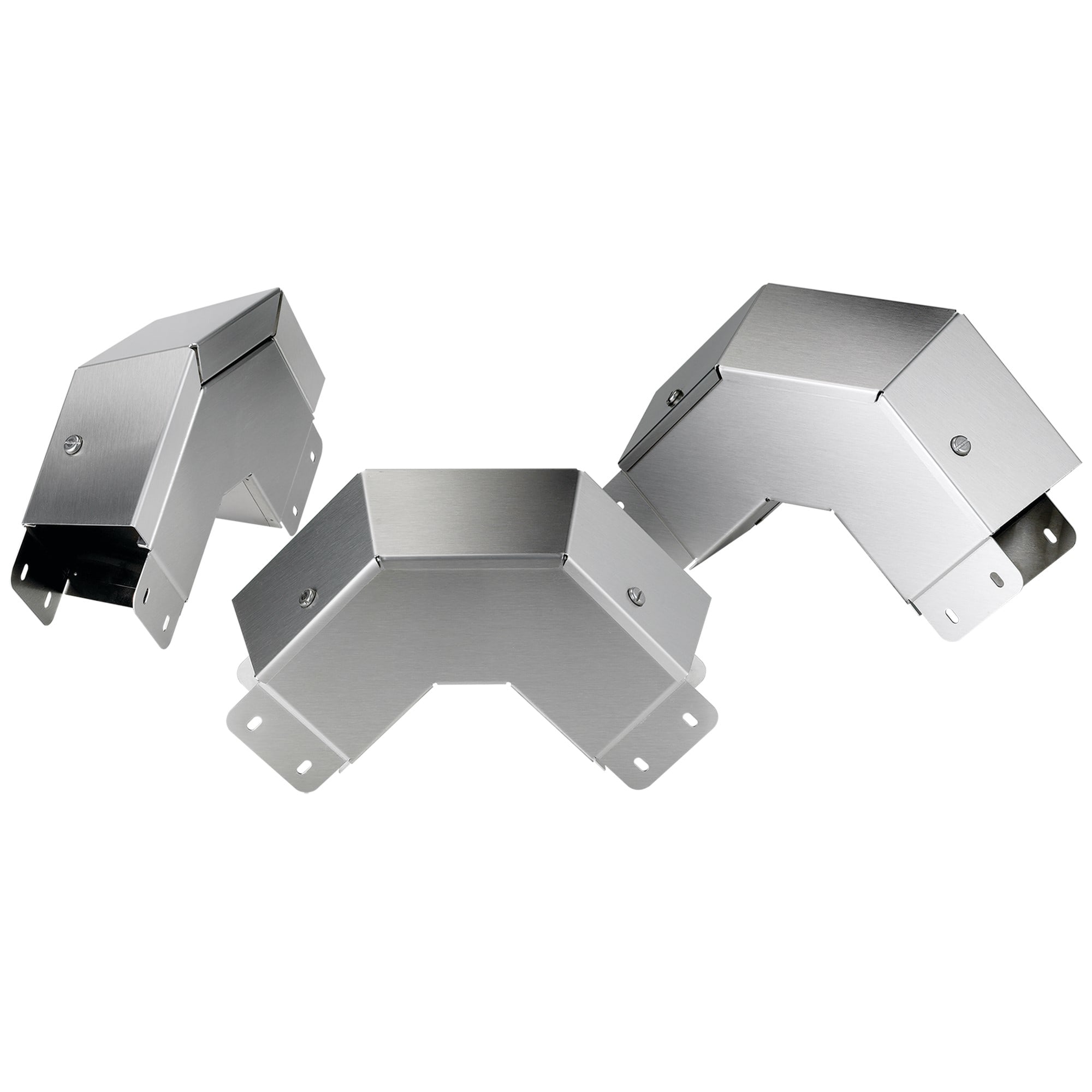 NVENT HOFFMAN - HOFCTS46EOC90SS Gomito a 90 gradi Clean Tray con profilo superiore esterno inclinato, 4,00x6,00, spazzolato, SS304