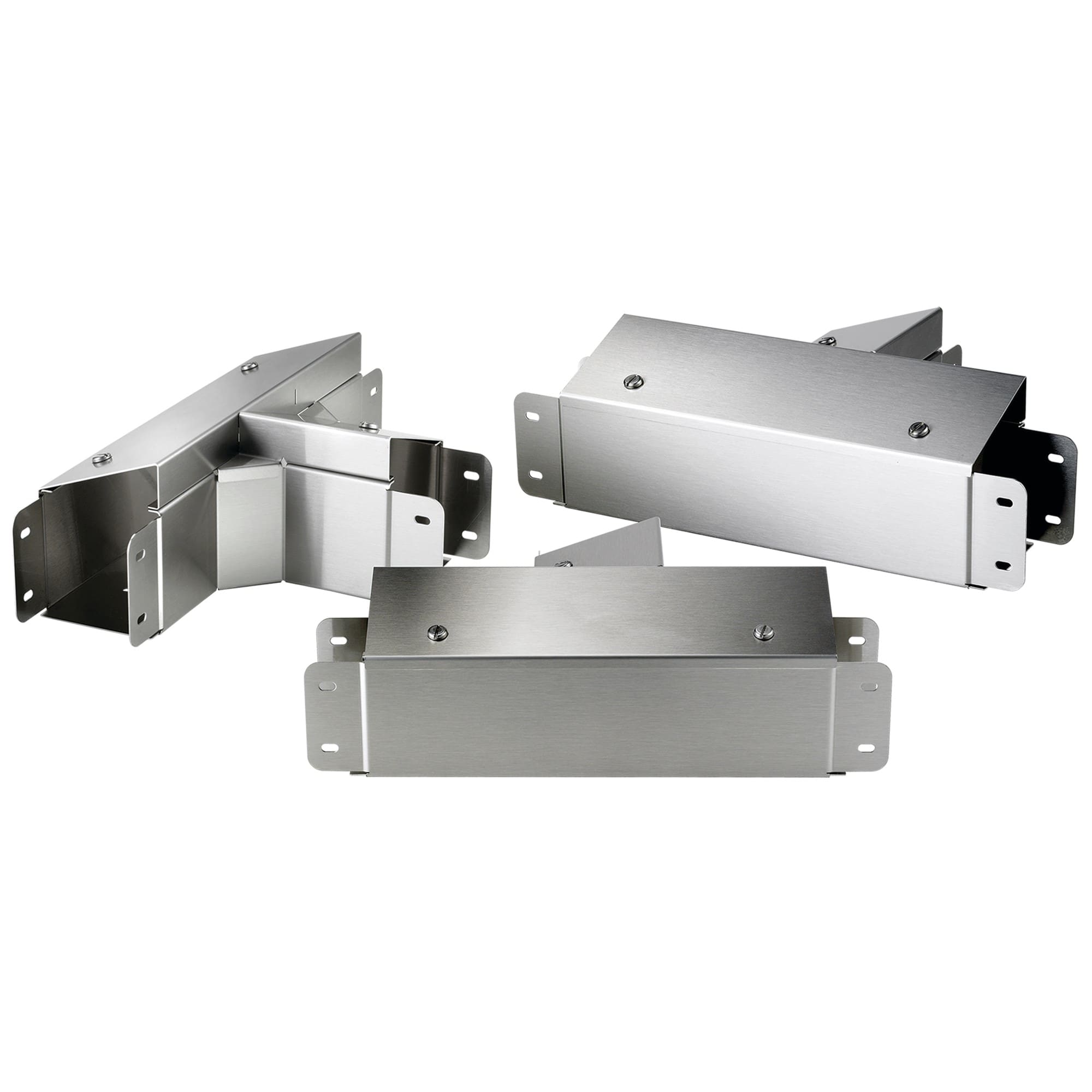 NVENT HOFFMAN - HOFCTS44TFCOSS Clean Tray con raccordo a T e profilo superiore incl. a 90 gradi verso l'esterno, 4,00x4,00, spazzolato, SS304